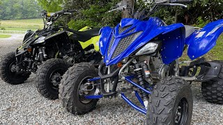 5 Reasons To Buy A Raptor 700R VS a YFZ 450R [upl. by Ecirtnom355]