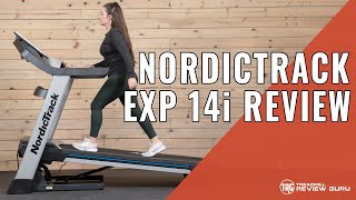 NordicTrack EXP 14i Treadmill Review [upl. by Araeic]