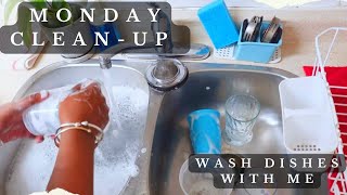 Relaxing Hand Washing Dishes Clean with me Motivation  Clean With Me [upl. by Jolie412]