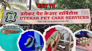 Visit to Utekar Pet Care Services  Pet Shop  Aquarium Safar [upl. by Yednil205]