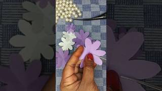 DIY Paper Flower Hair accessories🤩Old Hair Pin into new one😱shortsyoutubeshortsshanuprajapati [upl. by Mall]