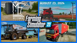 Millennial Farmer Map Tour Gleaner S9 Preview amp Red River Farm  Farming Simulator News [upl. by Saville]