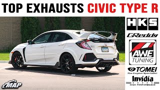 Top 5 FK8 Civic Type R Exhausts [upl. by Nnylharas]