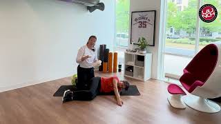 Increase Thoracic Mobility with the Open Book Stretch [upl. by Fox]