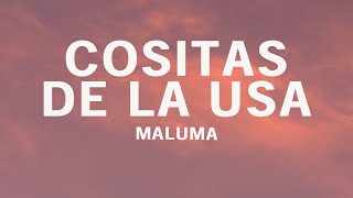 Maluma  Cositas de la USA LetraLyrics [upl. by Southard358]