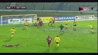 Albania vs Lithuania 41 260313 Full quotHighlightsquot Shqipëri vs Lituani 41 [upl. by Adnovaj659]