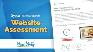 Sysco Restaurant Solutions Putting your Personalized Website Assessment to Work [upl. by Notliw559]