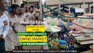 Stream of life choir performing live in OWINO MARKET ft Pr Wilson Bugembe Gwe Katonda Lukusuuta [upl. by Olsewski81]