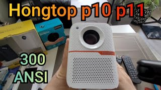 Projektor Led Hongtop p10 p11 Test taniego projektora Led z AliExpress [upl. by Dekeles958]