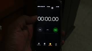 How to use the Lap Time Function on Apple iPhone [upl. by Ehcnalb335]