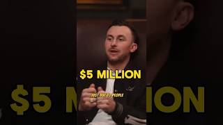 Johny Manziel on how much he made in college clubshayshay collegefootball nfl football [upl. by Sucramd]