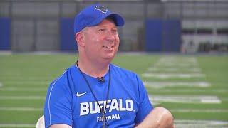 Firstyear UB football coach Pete Lembo acclimating well to life in the 716 [upl. by Mickey]