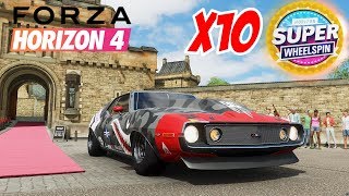 FORZA HORIZON 4 JOUVRE 10 SUPER WHEELSPINS EN ACHETANT LE CHATEAU  VOITURES DE MALADES [upl. by Kirby]