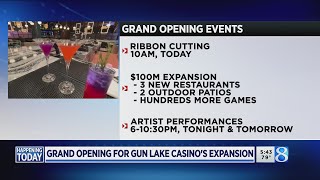 Grand opening for Gun Lake Casinos expansion [upl. by Dosia751]