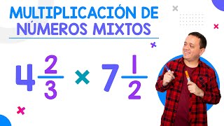 Multiplicación de Números Mixtos [upl. by Arlan67]