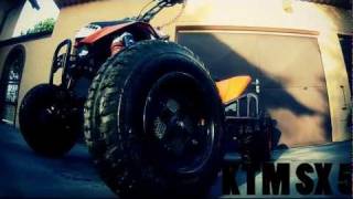 GoPro HD Hero 2 KTM SX 505 ATV quad [upl. by Enajyram]