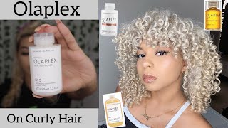 OLAPLEX No3 for CURLY HAIR  FIX DAMAGED CURLS [upl. by Eiramasil]