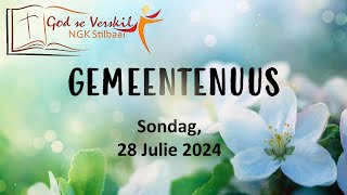 Gemeentenuus vir 28 Julie 2024  Stilbaai NG Gemeente [upl. by Jodie]