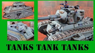 All battle tank units review post balance dataslate  Astra Militarum tactics  Warhammer 40000 [upl. by Yregram]