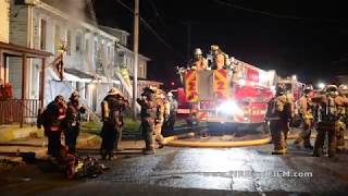 House Fire  Orwin Porter Twp PA  12022017 [upl. by Amerigo832]