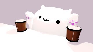 Bongo cat plays Wii theme in 3D [upl. by Nilrak490]