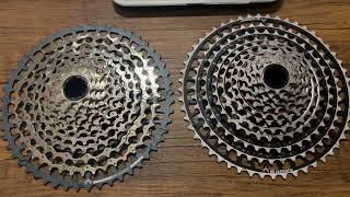 Comparison Sram XType Cassette XX1 SL Vs GX [upl. by Seif]