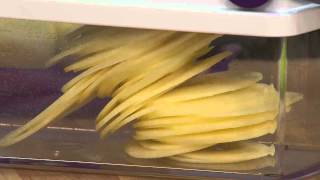 Genius Nicer Dicer Plus 10piece MultiChopper with David Venable [upl. by Aneetsirk]