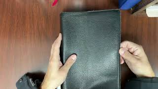 Unknown Calfskin leather Bible cover [upl. by Elianora]