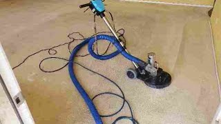 Carpet Cleanering truckmount Mytee TRex Rotary Wand 5 Step Carpet cleaning Process Prochem [upl. by Elmajian508]