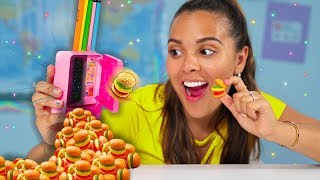 Learn How to Sneak Food into Class Edible DIY Gummy School Supplies Prank Your Teacher [upl. by Sillek697]