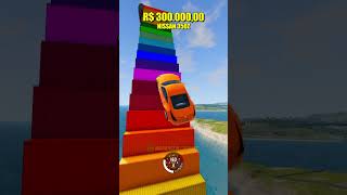 CARRO DO MAIS BARATO AO MAIS CARO QUAL VAI CHEGAR NO TOPO beamng beamngdrive [upl. by Sesilu]