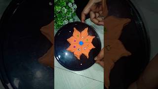 Clay flower art with flower 🌺🌹 flowers art shorts ytshorts clayart viral [upl. by Clarisa291]