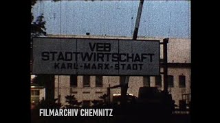 VEB Stadtwirtschaft KarlMarxStadt im Jahr 1982 mit OTon von Addi Jacobi [upl. by Hoashis81]