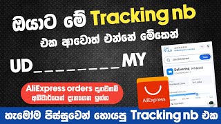 AliExpress orders දානවනම් මේ Tracking nb එක ගැන අනිවාර්යෙන් දැනගන්න  UDMY Tracking  SL TEC MASTER [upl. by Aihsitan]