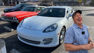 I Bought a 35K Porsche Panamera at Copart for 13K Will it Drive 1500 Miles [upl. by Iblehs]