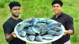 KARIMEEN POLLICHATHU  Kerala Style Fish Fry In Banana Leaf  Cooking Skill Village Food Channel [upl. by Eixam727]