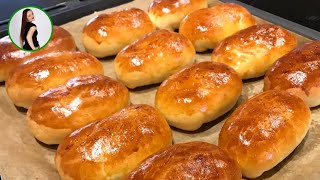 Russische Teigtaschen PIROSCHKI  Piroggen sehr fluffig und lecker  Russische Küche [upl. by Bertina139]