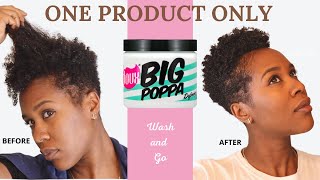 WASH amp GO  THE DOUX  BIG POPPA GEL  TUTORIAL  REVIEW [upl. by Rosetta]