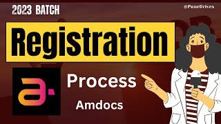 Amdocs Registration Process  Registrations  Freshers  Pune  PuneDrives [upl. by Ahtivak896]