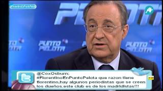 Entrevista Florentino Pérez en Punto Pelota Lunes 14 octubre 2013 Parte 2 [upl. by Eiramalegna]