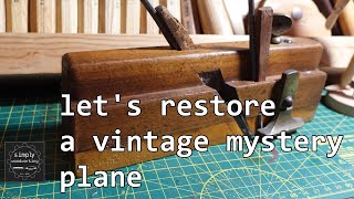 Simply Woodworking  Lets restore a 1947 Moving Fillister Rebate Plane [upl. by Ahsatin932]