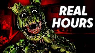 This FNAF 3 Remake Uses REAL LIFE Hours [upl. by Ortrude535]