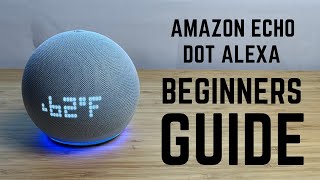 Amazon Echo Dot Alexa  2024 Complete Beginners Guide [upl. by Marijo]