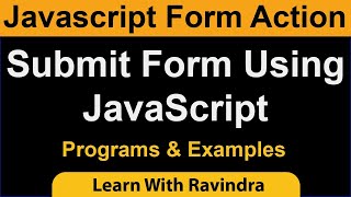 Form submit in JavaScript  how to submit form using JavaScript in Hindi [upl. by Anilorak]