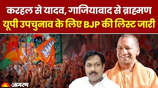 UP BJP Candidate List यूपी उपचुनाव के लिए BJP ने जारी की Candidate List । Hindi News । Breaking [upl. by Kano191]