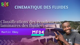 Classification des écoulements laminaires Cinématique des Fluides MF04 [upl. by Zanze]