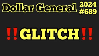 2024689‼️Dollar General Couponing‼️GLITCH‼️Must Watch👀👀 [upl. by Enomed]