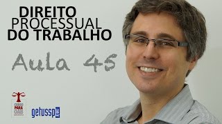 Aula 45  Direito Processual do Trabalho  Execução Trabalhista  Fase de Citação e Penhora [upl. by Ferdinande440]