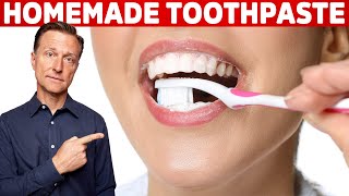 The BEST Homemade Toothpaste Only 4 Ingredients [upl. by Farika]