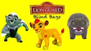 Lion Guard Blind Bags Series 1 with Kion Besthe Bunga amp Fuli [upl. by Htebazileyram]